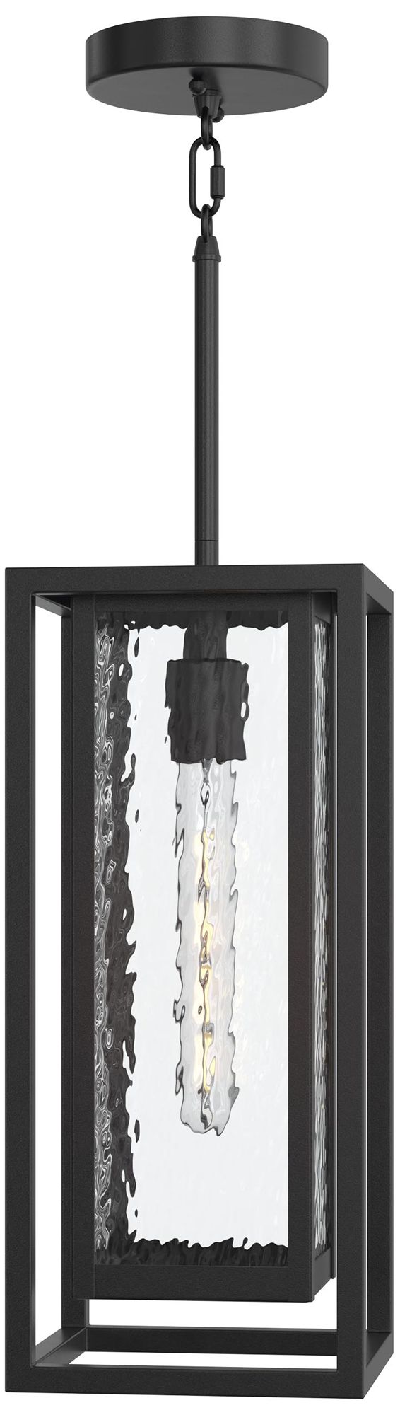Shaw 17 Inch 1 Light Outdoor Pendant with Clear Glass