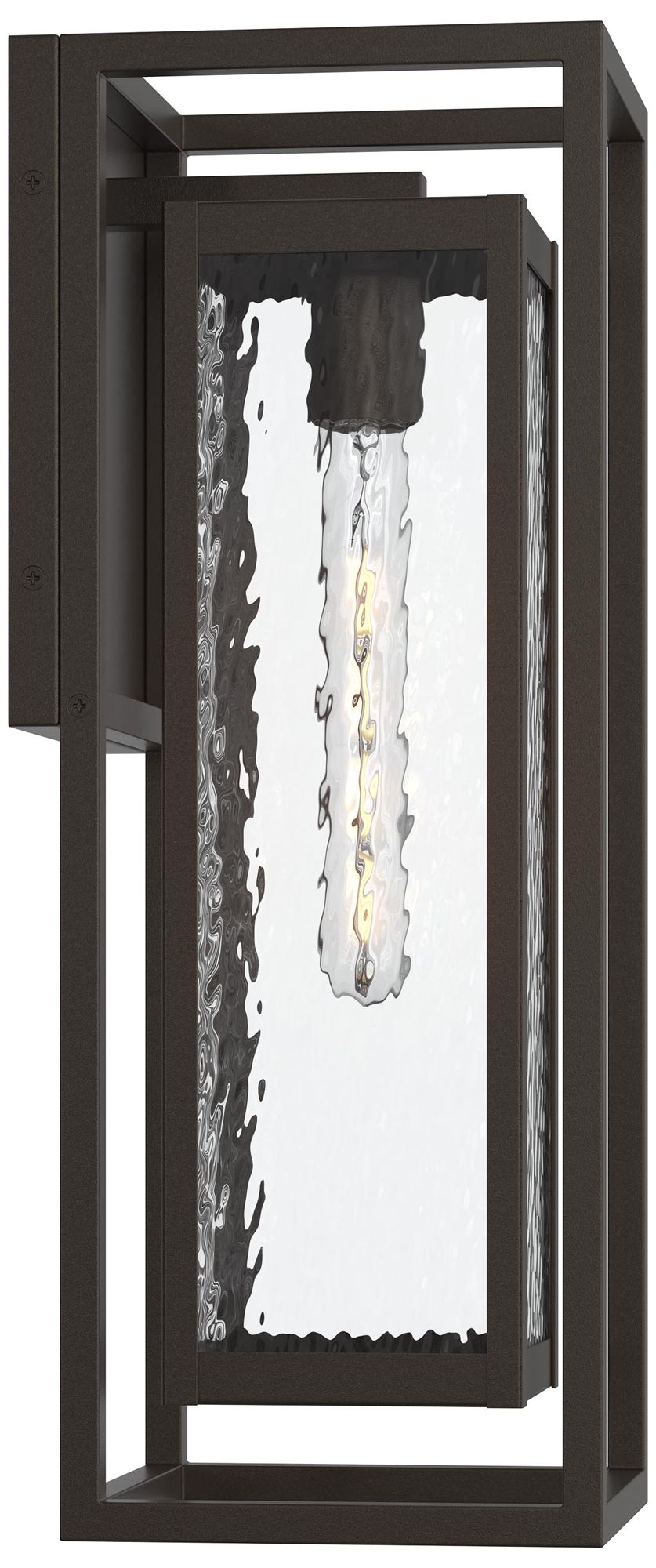 Image 7 Shaw 19.5 inch 1 Light Outdoor Wall Light with Clear Glass more views