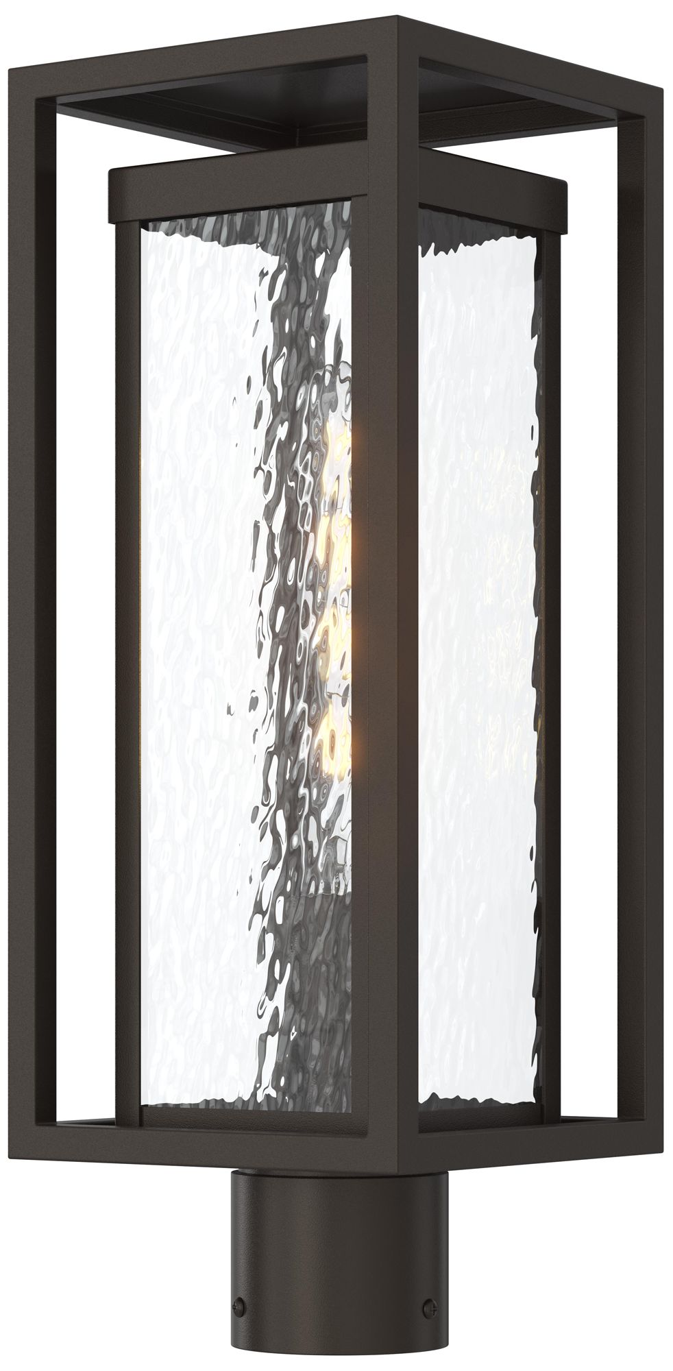 Shaw 19 Inch 1 Light Outdoor Post Light with Clear Glass