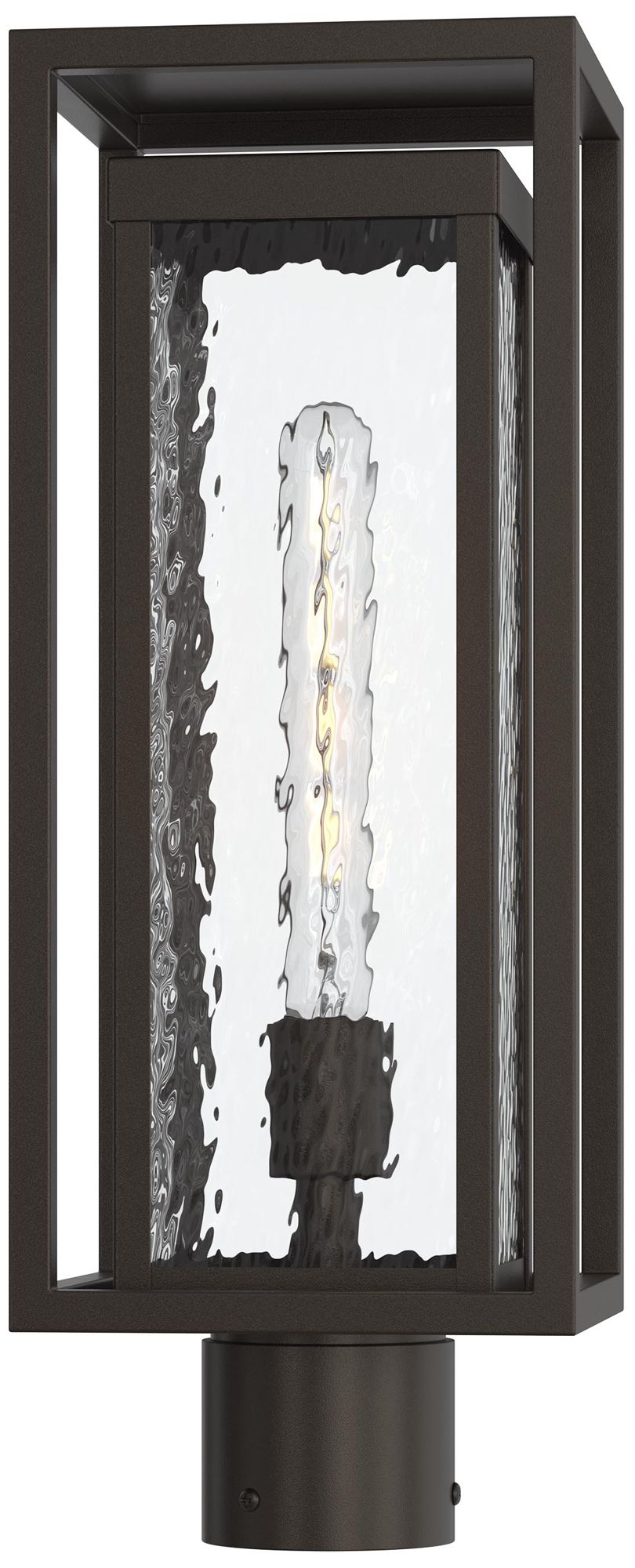 Shaw 19 Inch 1 Light Outdoor Post Light with Clear Glass
