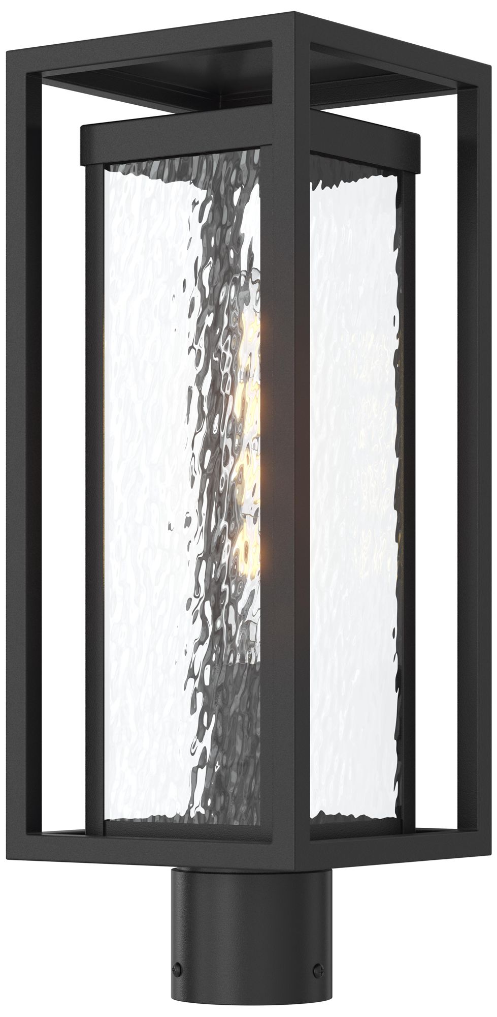 Shaw 19 Inch 1 Light Outdoor Post Light with Clear Glass