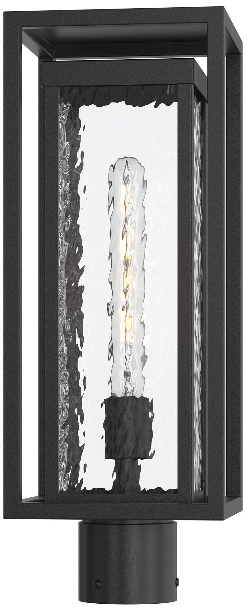 Shaw 19 Inch 1 Light Outdoor Post Light with Clear Glass