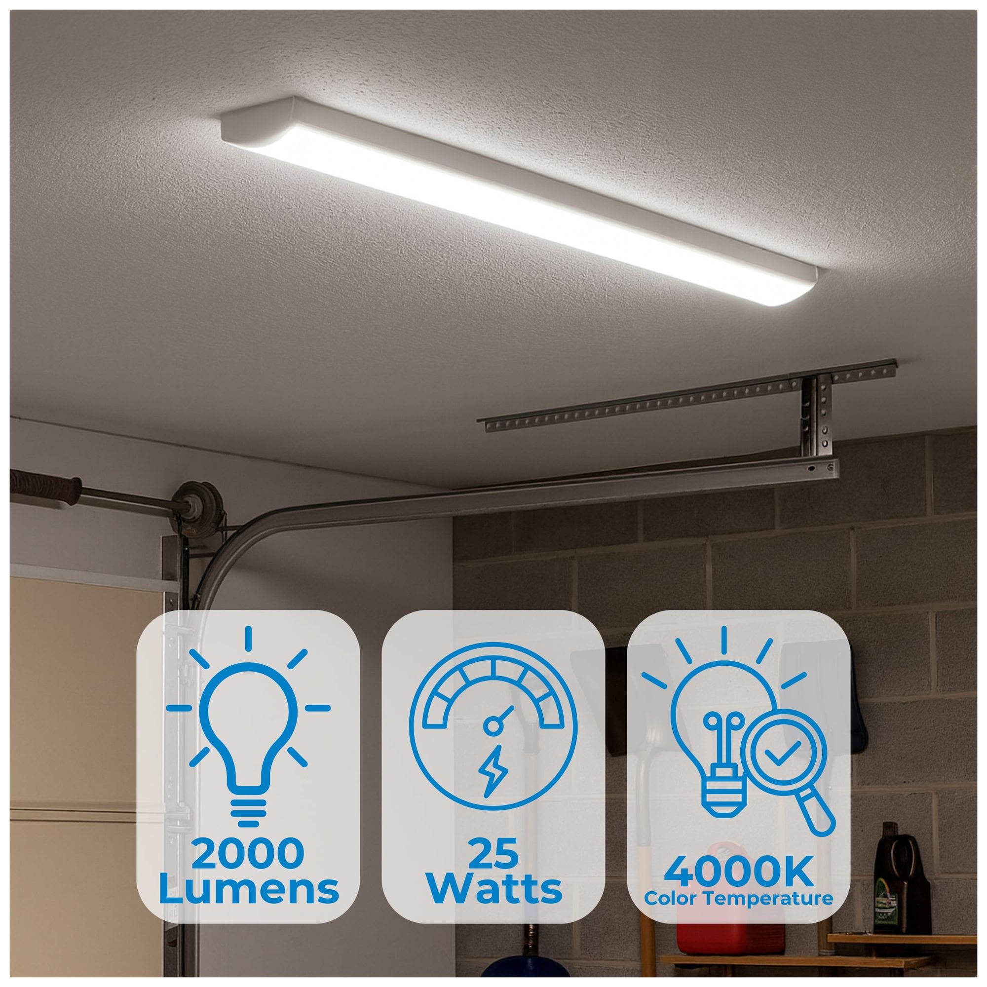 Image 6 Shaw 5" Wide White LED Undercabinet more views