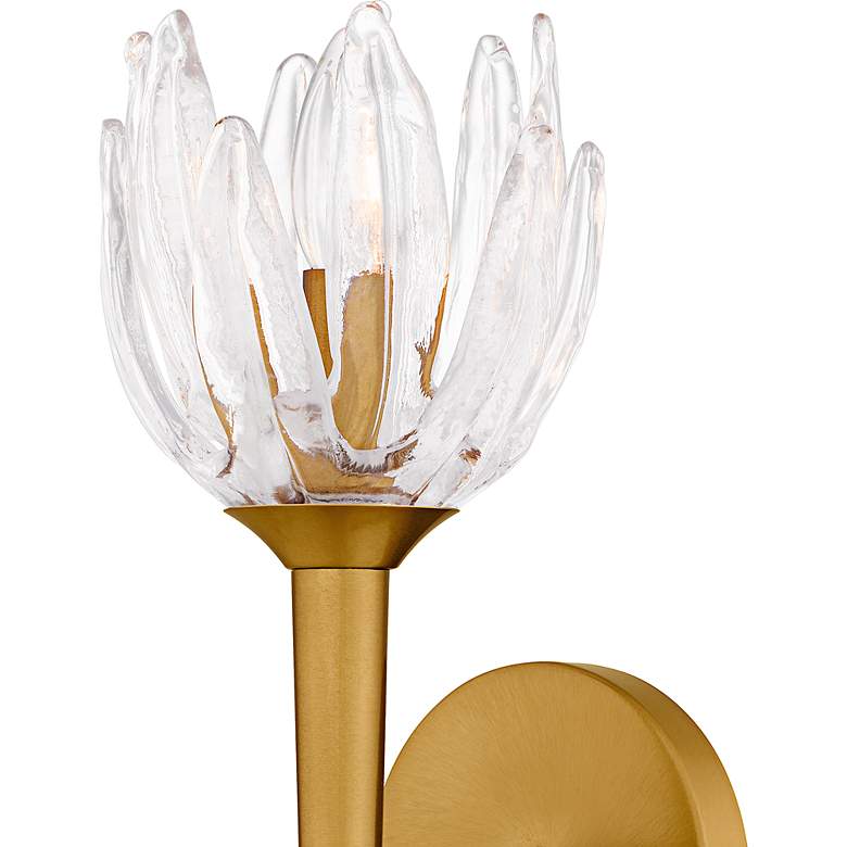Image 4 Shea 1-Light Brushed Gold Wall Sconce more views