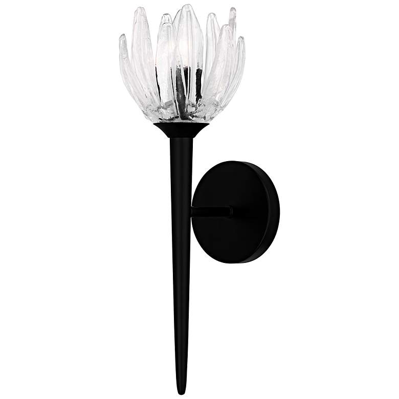 Image 1 Shea 1-Light Matte Black Wall Sconce