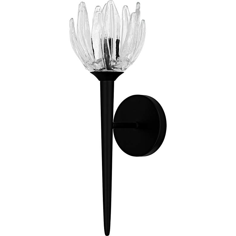 Image 2 Shea 1-Light Matte Black Wall Sconce more views