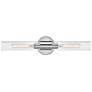 Thumbnail1 of Shea 24" Wide Chrome Steel ADA 2-Light Vanity Bath Light
