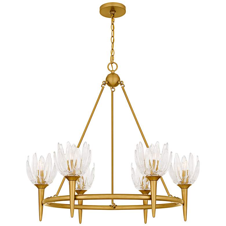 Image 1 Shea 6-Light Brushed Gold Chandelier