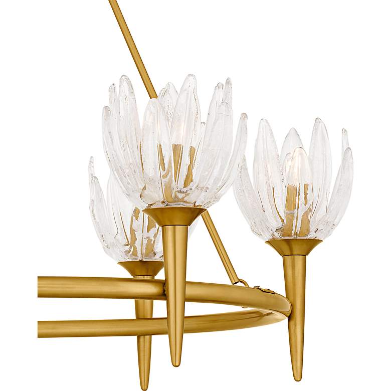 Image 5 Shea 6-Light Brushed Gold Chandelier more views