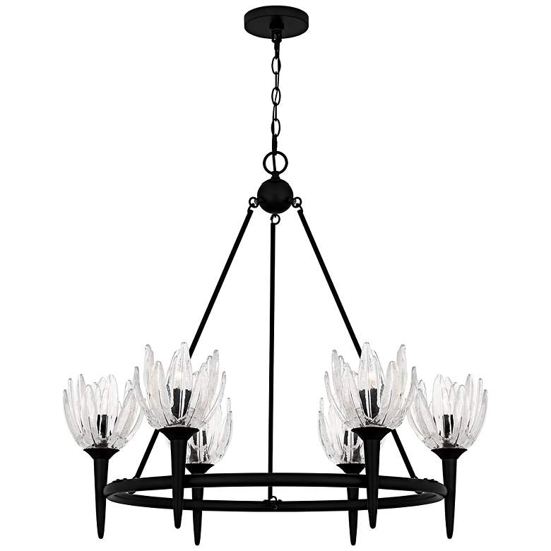 Image 1 Shea 6-Light Matte Black Chandelier