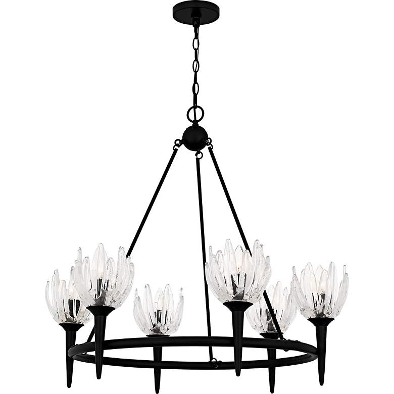 Image 3 Shea 6-Light Matte Black Chandelier more views