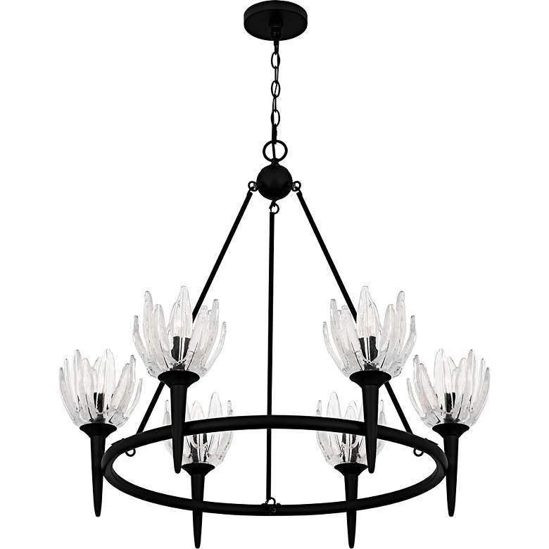 Image 4 Shea 6-Light Matte Black Chandelier more views