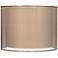 Sheer Bronze Double Lamp Shade 12x12x9 (Spider)