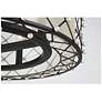 3_Sheer Elegance 21 1/4" Wide Coal Drum Pendant Light more views