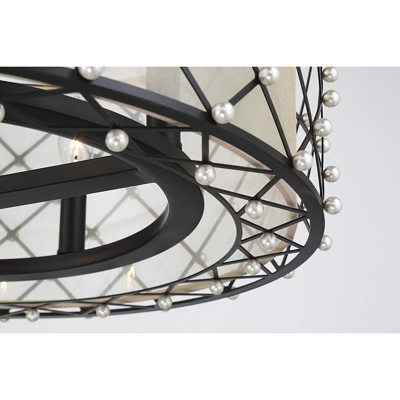 Image 6 Sheer Elegance 21 1/4" Wide Coal Pendant Light more views