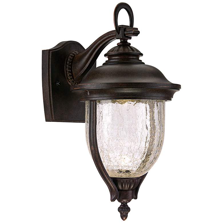Image 1 Sheffield 14" High LED Bronze Outdoor Wall Light