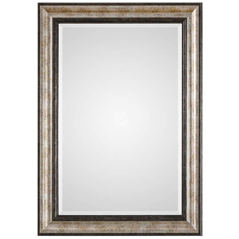 Image 2 Shefford Silver and Bronze 31 inch x 43 inch Rectangular Wall Mirror