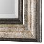 Shefford Silver and Bronze 31" x 43" Rectangular Wall Mirror