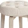 3_Shelby 26" High Tufted White Wash Counter Stool more views