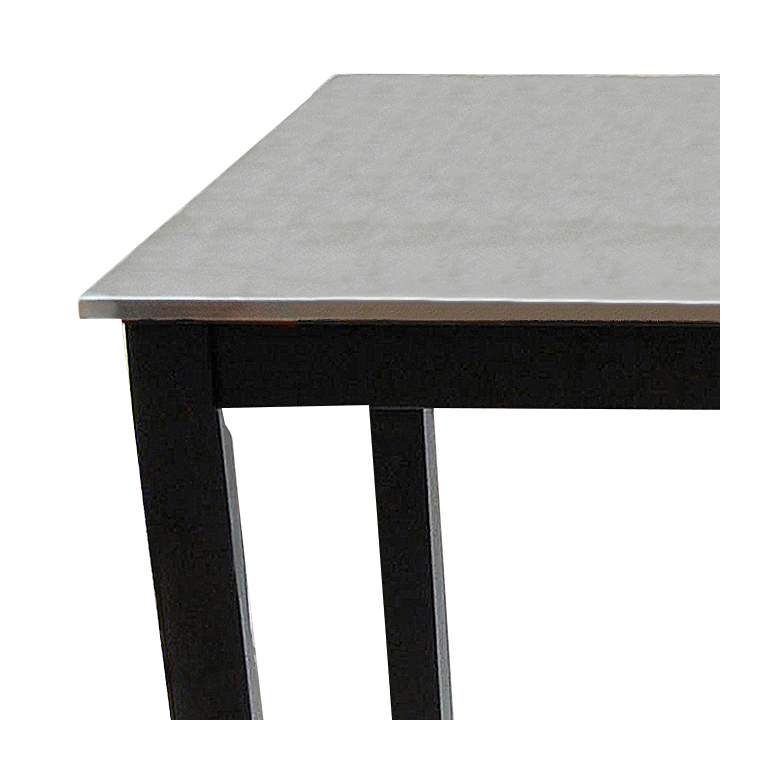 Image 3 Shelby 42 inch Wide Black Rectangular Bar Table more views
