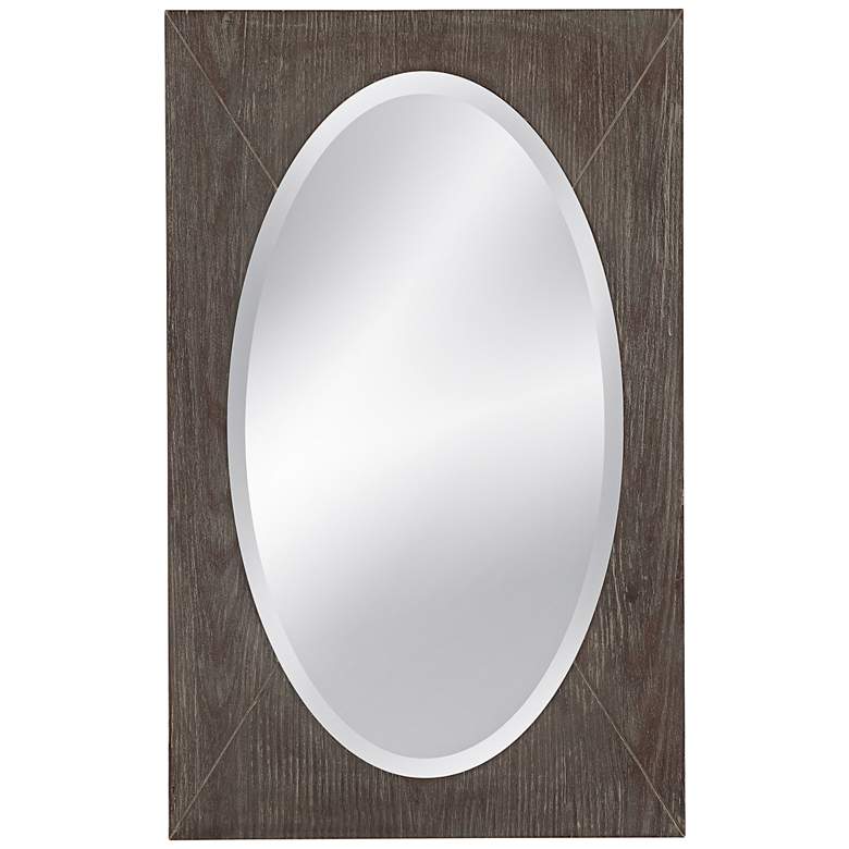 Image 1 Shelby Distressed Silver 20 inch x 32 inch Wall Mirror