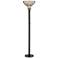 Shelby Mercury Glass Torchiere Floor Lamp