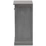 Sheldon 15 3/4" Wide Gray Wood 3-Drawer Nightstand