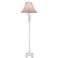 Shell Cottage White Swing Arm Floor Lamp