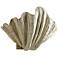 Shelly 13" Wide White Plaster Shell Wall Sconce