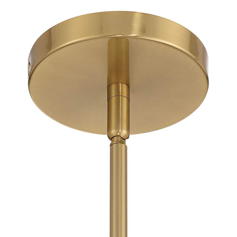 Image 5 Shelly 23 1/2" Wide Gold with White Ceramic 8-Light Pendant more views