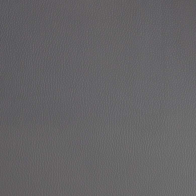 Image 4 Shelly 25 3/4" Gray Faux Leather Swivel Counter Stool more views