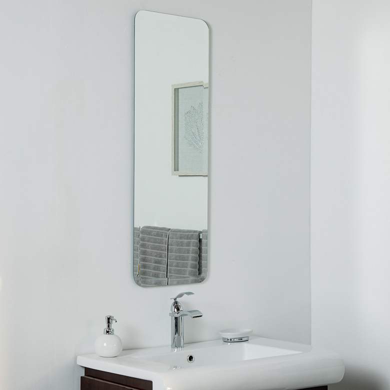 Image 1 Shelly Long 13 3/4" x 39 1/2" Frameless Wall Mirror