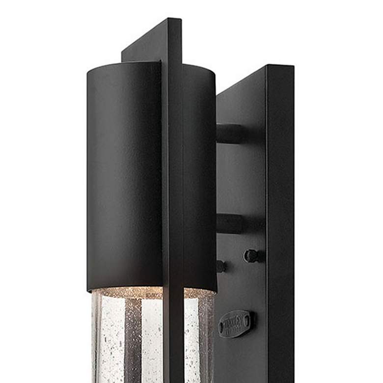 Image 2 Shelter 15 1/2" High Black Extra Small Outdoor Wall Light more views