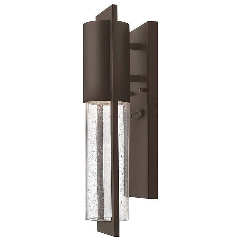 Image 1 Shelter 15 1/2" High Bronze Extra Small Outdoor Wall Light