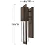 4_Shelter 15 1/2" High Bronze Extra Small Outdoor Wall Light more views