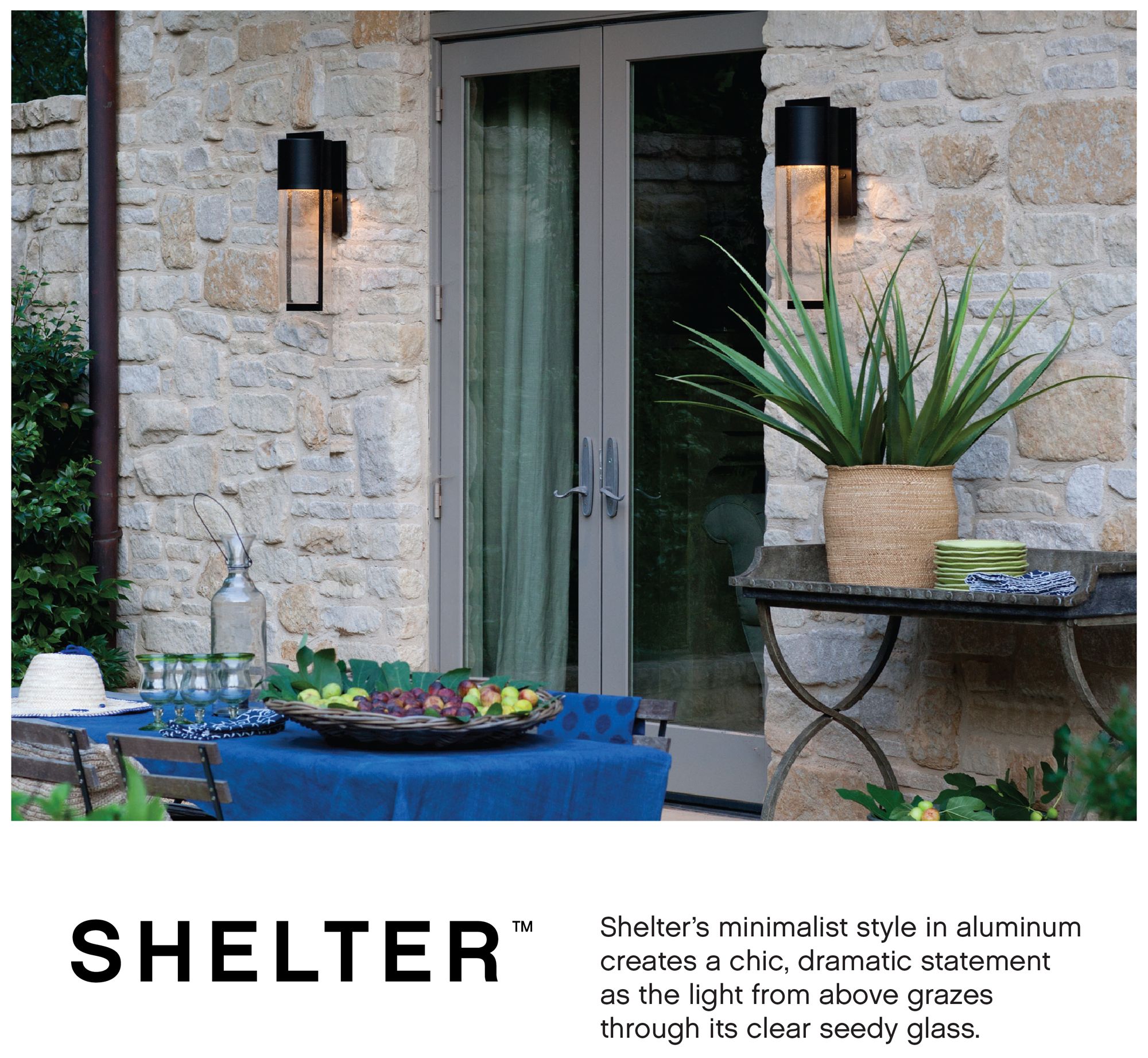 Shelter 15 1/2" High Bronze Extra Small Outdoor Wall Light