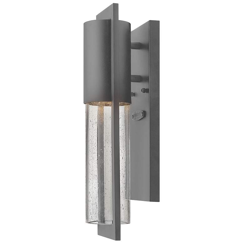 Image 2 Shelter 15 1/2" High Hematite Extra Small Outdoor Wall Light more views