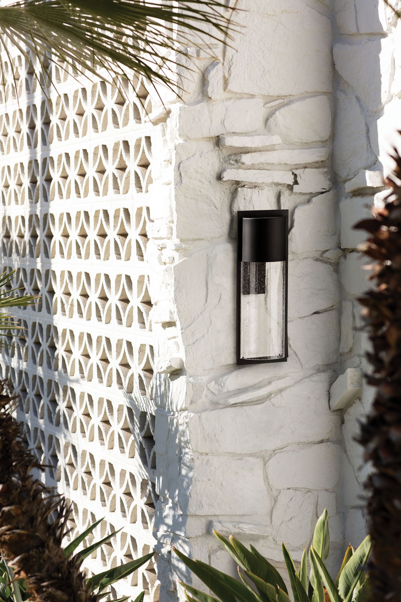 Shelter 15 1/2" High Hematite Extra Small Outdoor Wall Light