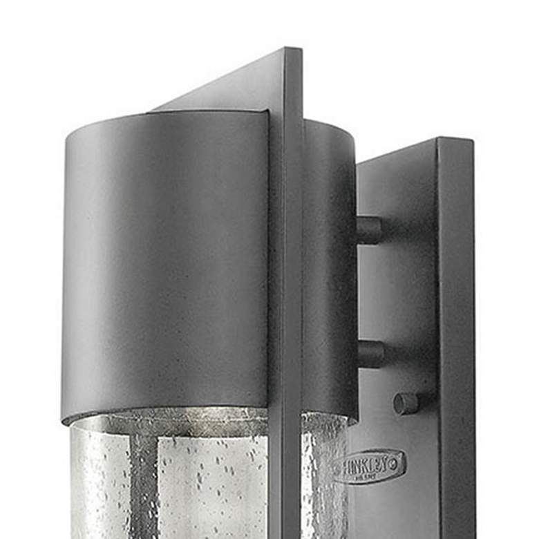 Image 2 Shelter 15 1/2" High Hematite Small LED Outdoor Wall Light more views