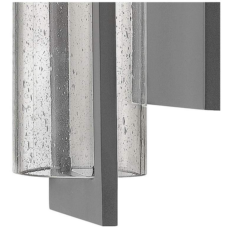 Image 5 Shelter 15 1/2" High Hematite Small LED Outdoor Wall Light more views