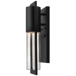 Shelter 15 1/2"H Black Extra Small LED Outdoor Wall Light
