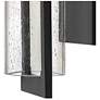 5_Shelter 15 1/2"H Black Extra Small LED Outdoor Wall Light more views