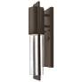 Shelter 15 1/2"H Bronze Extra Small LED Outdoor Wall Light