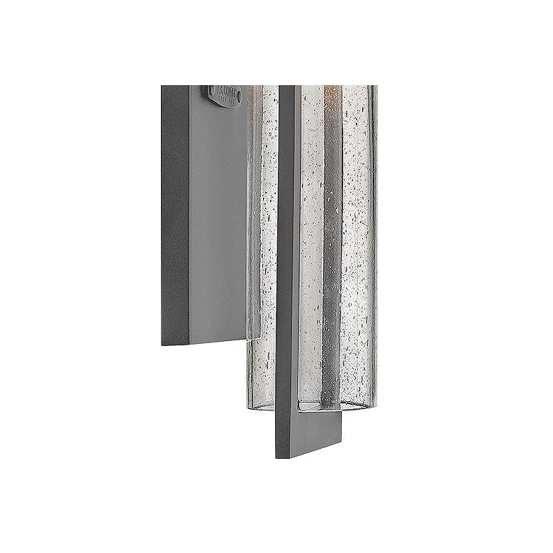 Image 2 Shelter 15 1/2"H Hematite Extra Small LED Outdoor Wall Light more views