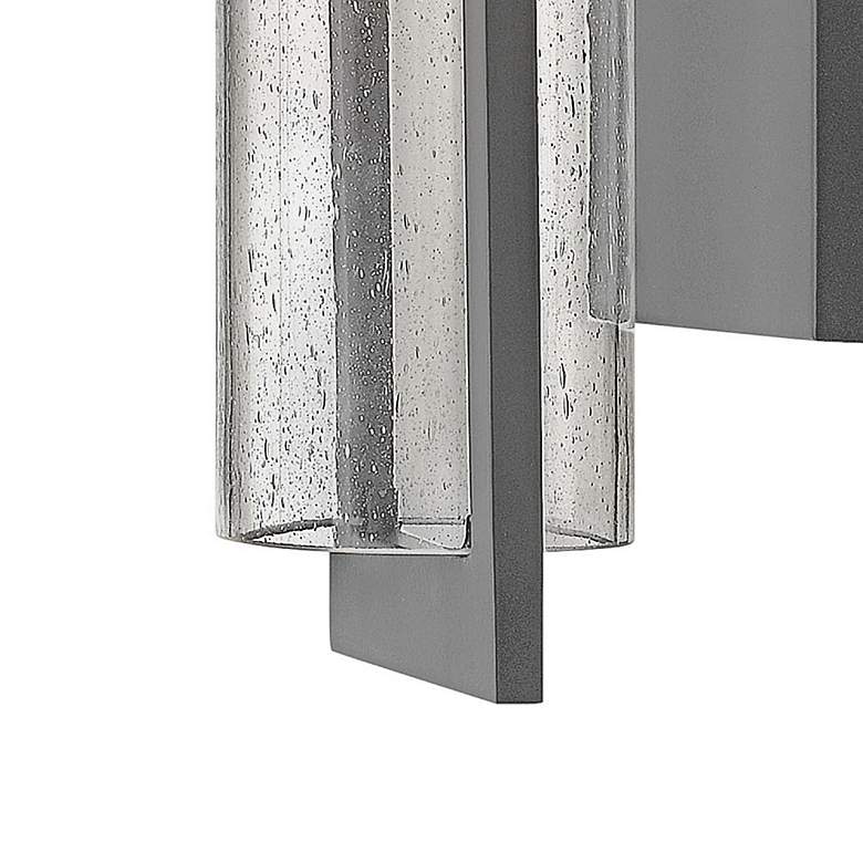 Image 4 Shelter 15 1/2"H Hematite Extra Small LED Outdoor Wall Light more views