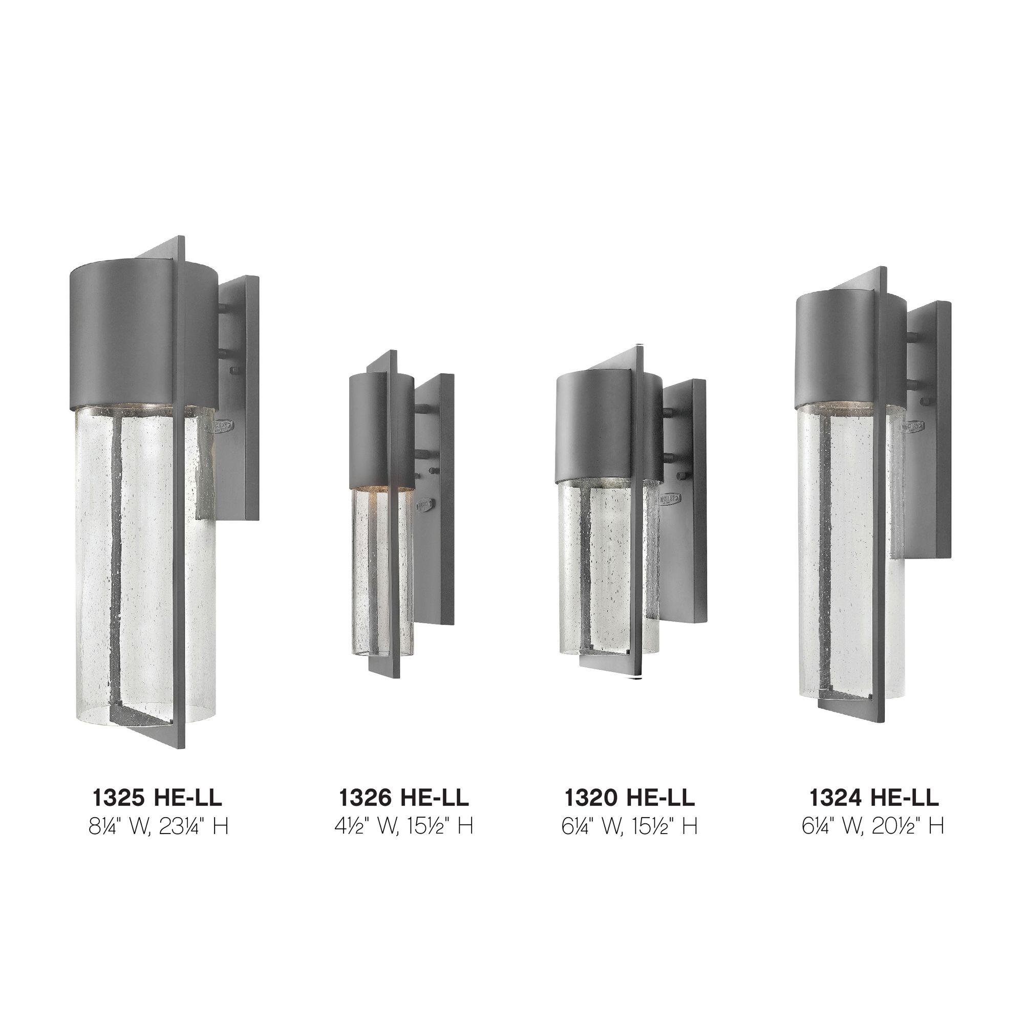 Image 6 Shelter 15 1/2"H Hematite Extra Small LED Outdoor Wall Light more views