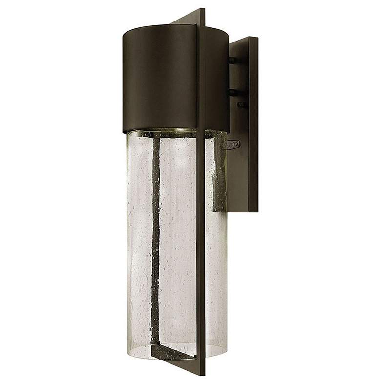 Image 1 Shelter 23 1/4" High Buckeye Bronze LED Outdoor Wall Light