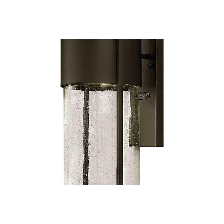 Image 2 Shelter 23 1/4" High Buckeye Bronze LED Outdoor Wall Light more views