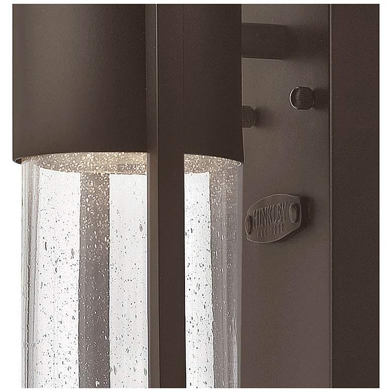 Image 3 Shelter 23 1/4" High Buckeye Bronze LED Outdoor Wall Light more views