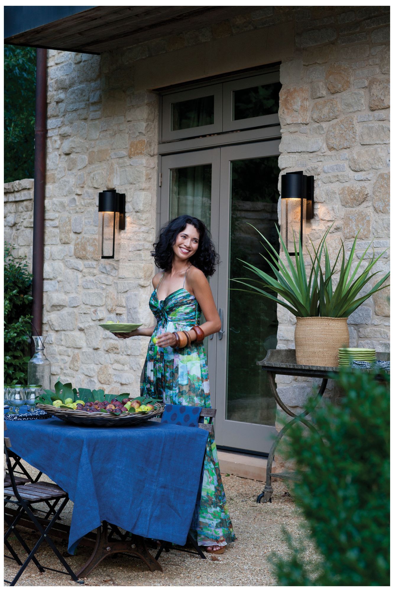 Shelter 23 1/4" High Buckeye Bronze LED Outdoor Wall Light